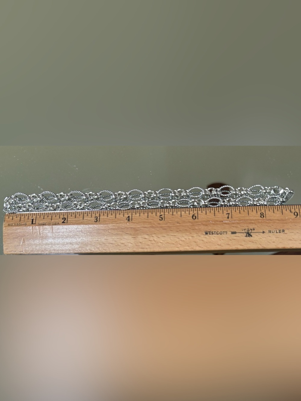 Retired JAMES AVERY Sterling Silver Twisted Rope Link Necklace, 18 inches! - Picture 7 of 7